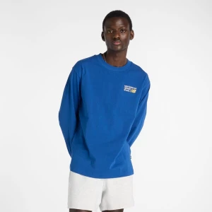Foto van product new balance Shirt blauw / citroen / wit
