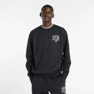 Foto van product new balance Shirt 'Reimagined Fleece Crew' zwart / wit