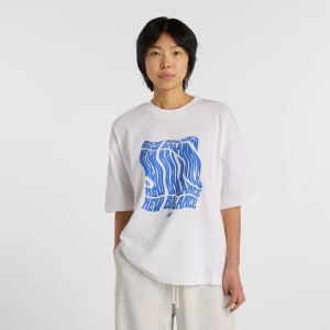 Foto van product new balance Shirt 'Wavey' azuur / wit