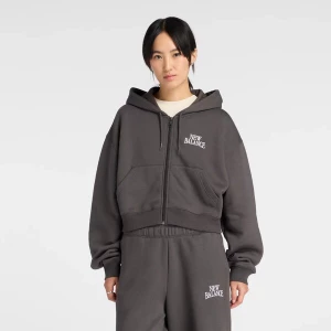 Foto van product new balance Sweatvest 'Trackside' aardetinten / wit