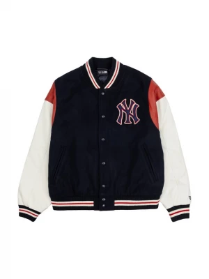 Foto van product NEW ERA Tussenjas 'NEYYAN NVY' marine / roestrood / wit