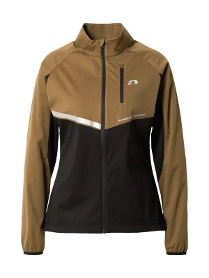 Foto van product Newline Outdoorjas 'Boston' olijfgroen / zwart / wit
