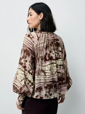 Foto van product Next Blouse ecru / roestbruin / pink