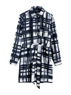 Foto van product Next Blousejurk grijs / zwart / wit
