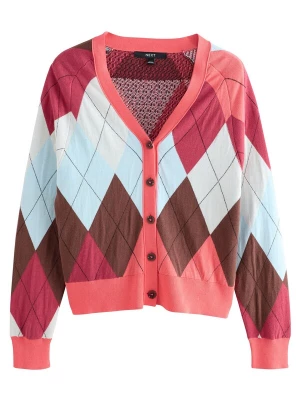 Foto van product Next Gebreid vest lichtblauw / donkerbruin / lichtroze / wit