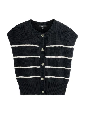 Foto van product Next Gebreid vest zwart / wit