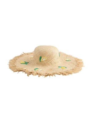 Foto van product Next Hoed 'Frayed Brim Floppy' ivoor / lichtgeel / spar