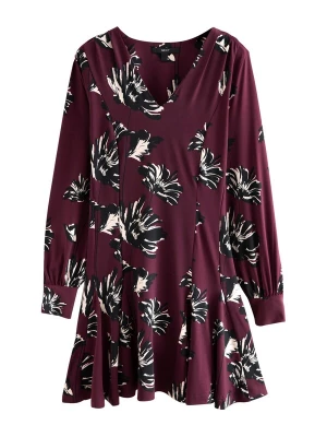 Foto van product Next Jurk bourgogne / zwart / wit