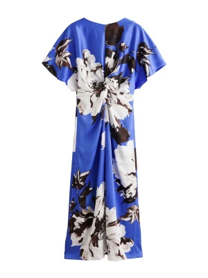 Foto van product Next Jurk ultramarine blauw / bruin / zwart / wit