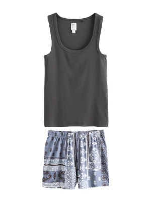 Foto van product Next Korte pyjama duifblauw / antraciet / aubergine / wit
