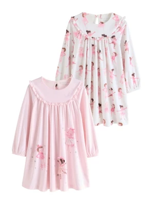 Foto van product Next Nachthemd nude / bruin / rosa / wit
