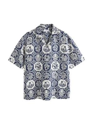 Foto van product Next Overhemd navy / wit