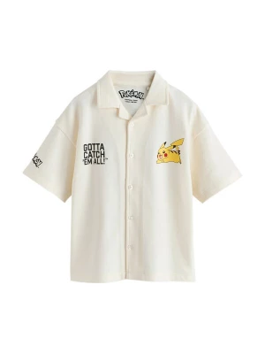 Foto van product Next Overhemd 'Pokemon' geel / rood / zwart / offwhite