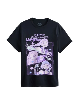 Foto van product Next Oversized shirt 'Kpop Demon Hunters' lichtblauw / lavendel / lichtlila / zwart