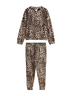 Foto van product Next Pyjama crème / chocoladebruin / zwart