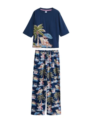 Foto van product Next Pyjama crème / navy / mokka / olijfgroen