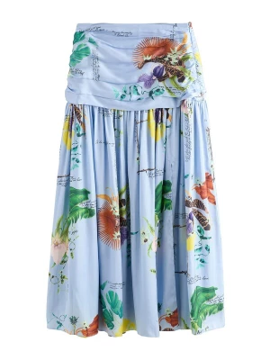 Foto van product Next Rok 'Kew' lichtblauw / cognac / groen / zwart