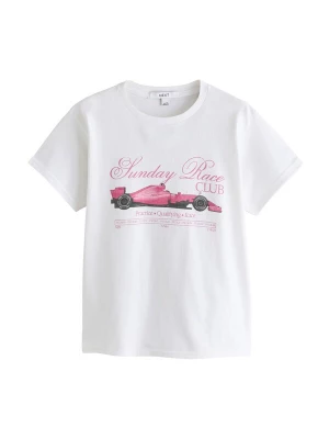 Foto van product Next Shirt antraciet / pink / wit