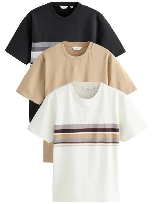 Foto van product Next Shirt beige / grijs gemêleerd / zwart / wit