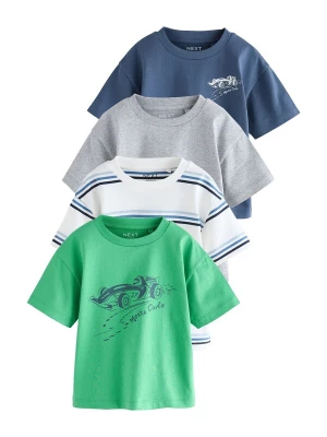 Foto van product Next Shirt blauw gemêleerd / grijs gemêleerd / groen gemêleerd / wit