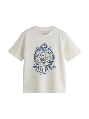 Foto van product Next Shirt blauw / goudgeel / zwart / wit