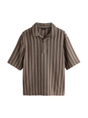 Foto van product Next Shirt donkerbruin / wit