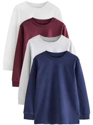 Foto van product Next Shirt nachtblauw / lichtgrijs / wijnrood / wit