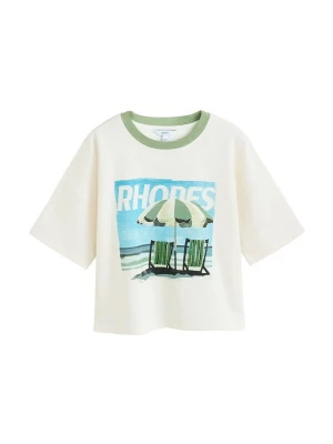 Foto van product Next Shirt 'Summer Rhodes' ecru / lichtblauw / groen / zwart