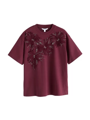 Foto van product Next Shirt zilvergrijs / wijnrood