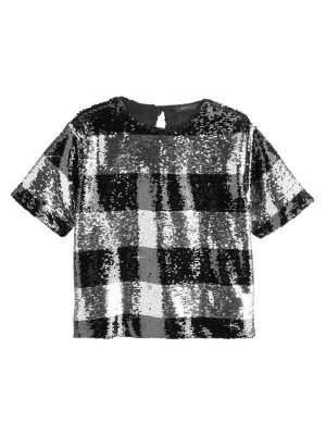 Foto van product Next Shirt zwart / zilver