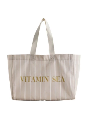 Foto van product Next Strandtas ecru / goud / wit