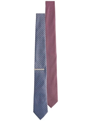 Foto van product Next Stropdas navy / lichtblauw / bessen / rosa