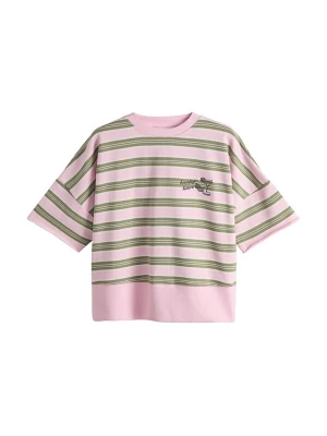 Foto van product Next Sweatshirt 'Happy Hour' chocoladebruin / pastelgroen / rosa / wit