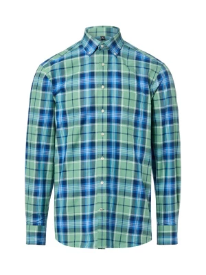 Foto van product Nils Sundström Overhemd blauw / grasgroen