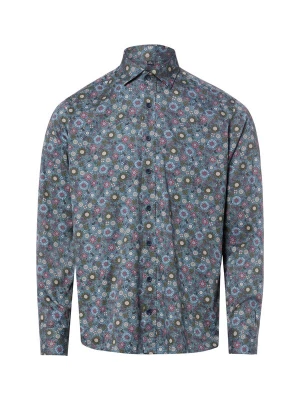 Foto van product Nils Sundström Overhemd blauw / pink