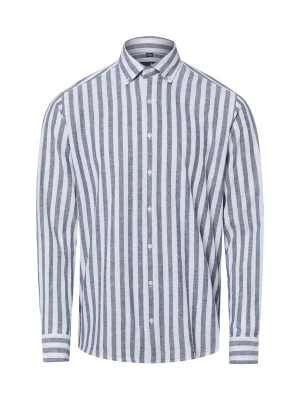 Foto van product Nils Sundström Overhemd blauw / wit
