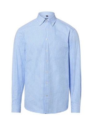 Foto van product Nils Sundström Overhemd blauw / wit