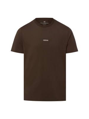 Foto van product Nils Sundström Shirt chocoladebruin / wit