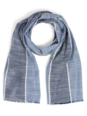 Foto van product Nils Sundström Sjaal blauw / wit