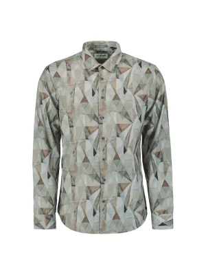 Foto van product No Excess Overhemd bruin / taupe / donkergrijs / wolwit