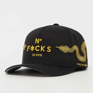 Foto van product No F*cks Given Serpent Twill Trucker Field Grade zwart