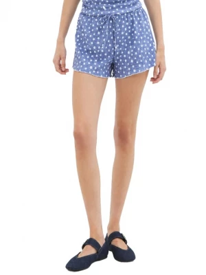 Foto van product No Matter What Broek blauw gemêleerd / wit