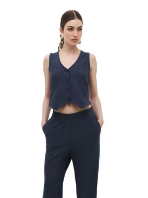 Foto van product No Matter What Gilet navy / wit