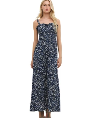 Foto van product No Matter What Jurk blauw / donkerblauw / wit