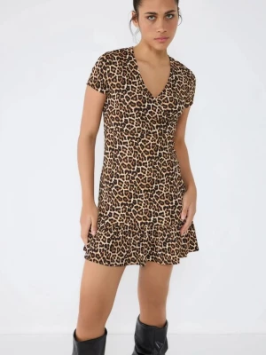 Foto van product No Matter What Jurk bruin / zwart