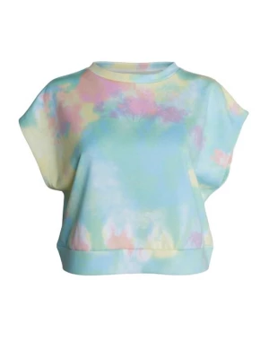 Foto van product No Matter What Shirt aqua / pasteelgeel / oudroze