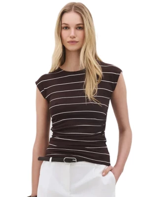 Foto van product No Matter What Shirt donkerbruin / wit