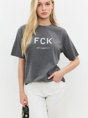 Foto van product No Matter What Shirt grijs / wit