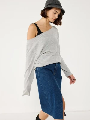 Foto van product No Matter What Sweatshirt grijs gemêleerd