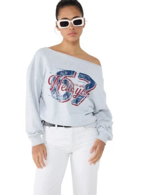 Foto van product No Matter What Sweatshirt lichtblauw / rood